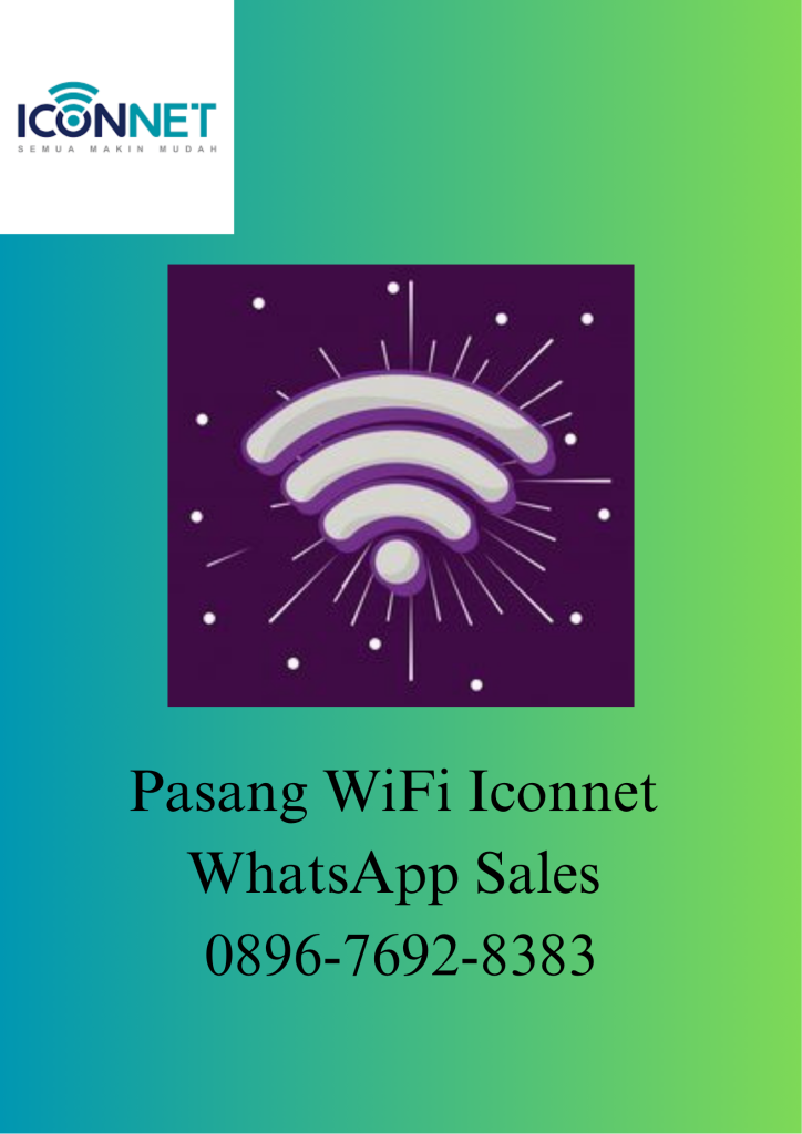 Pasang WiFi Iconnet Sukabumi